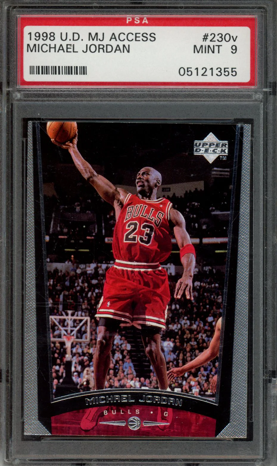 1998 UPPER DECK #230u MICHAEL JORDAN PSA 9