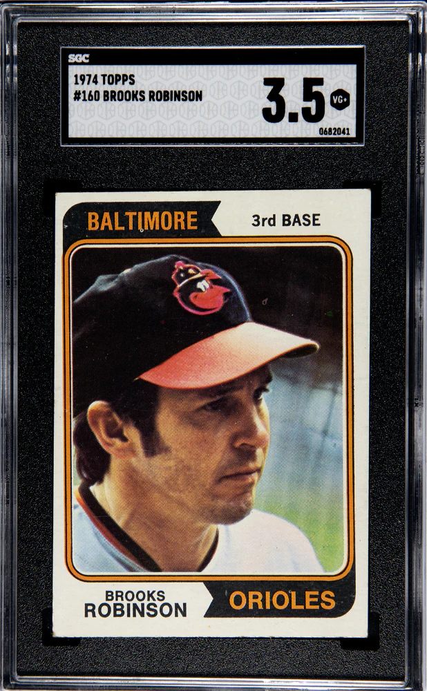 BROOKS ROBINSON #160 1974 TOPPS - SGC 3.5 VG+