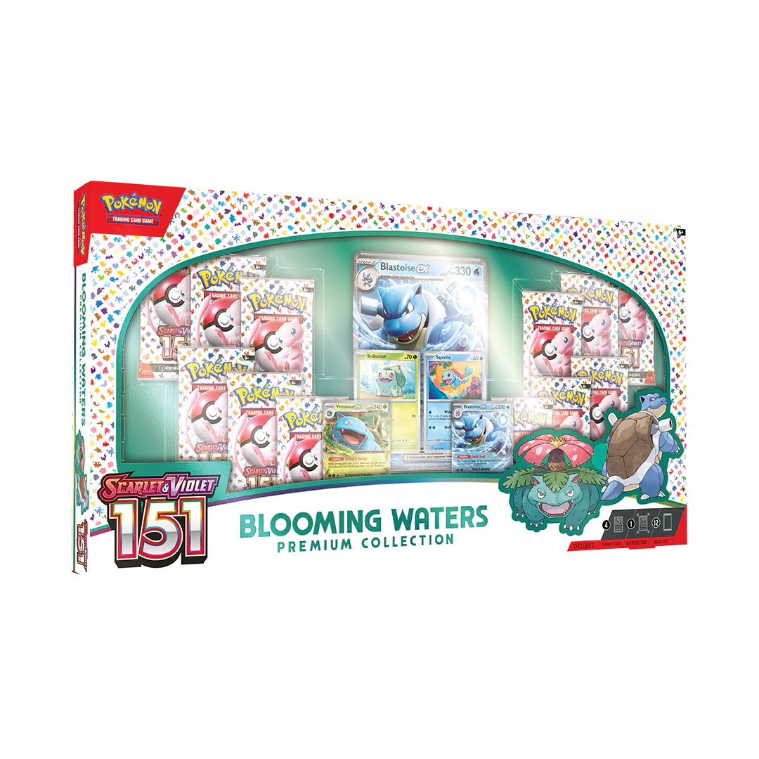 151 Blooming Waters Premium Pokemon Collection