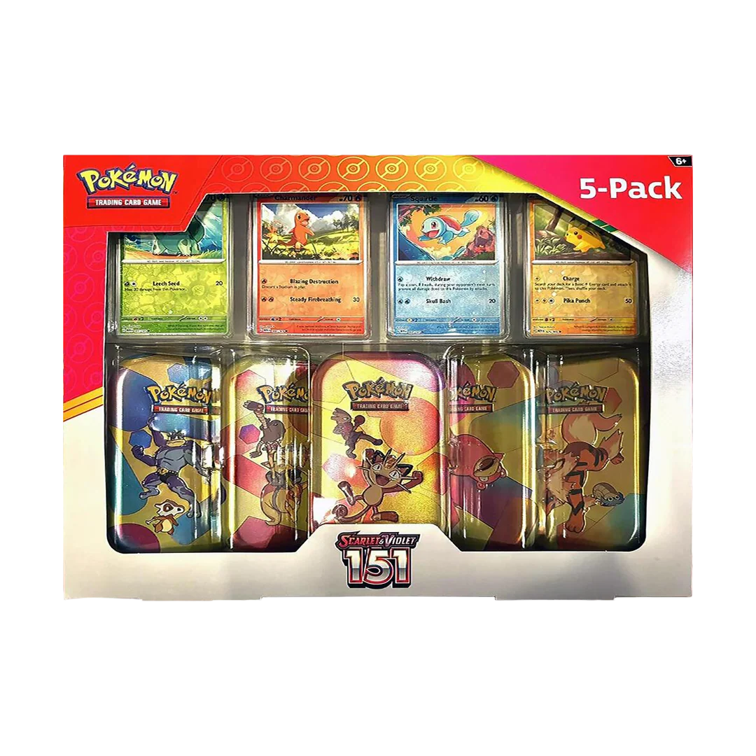 151 Costco Pokemon Mini Tin 5-Pack