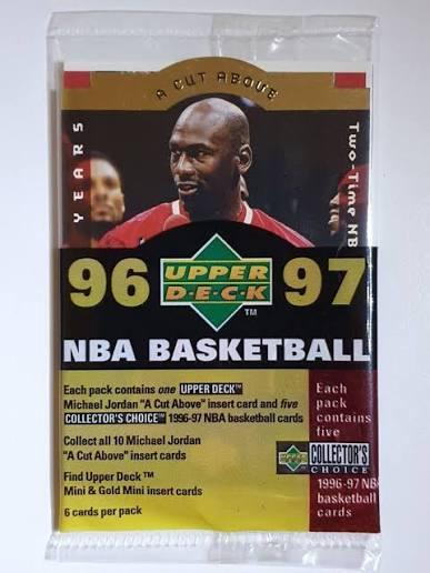 1996-97 Upper Deck NBA Basketball Collector's Choice "A Cut Above" Pack