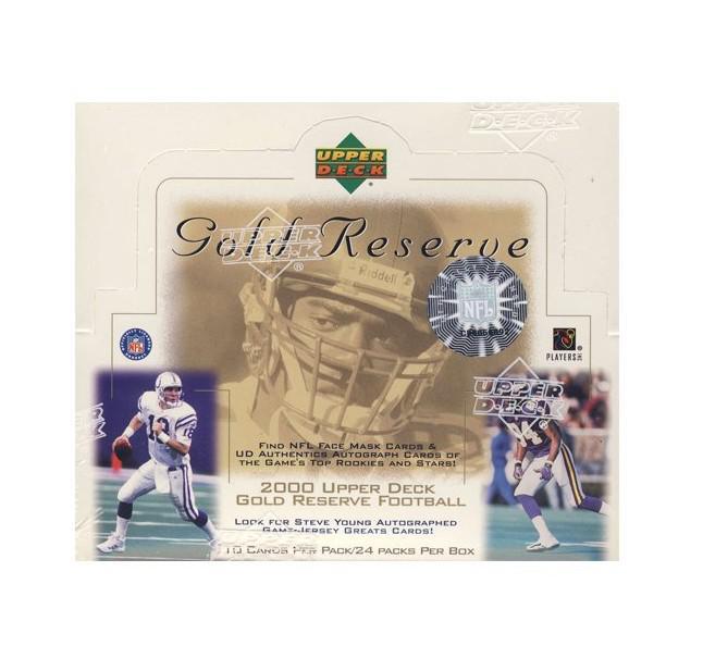 2000 Upper Deck Gold Reserve Football Hobby Box