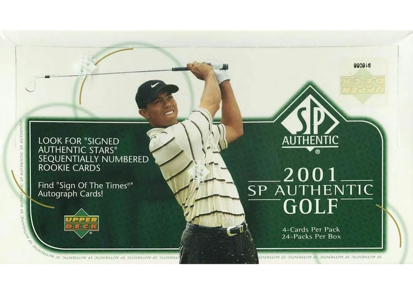 2001 SP Authentic Golf Hobby Box