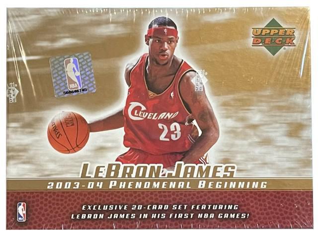 2003-04 Upper Deck Phenomenal Beginning LeBron James Box Set