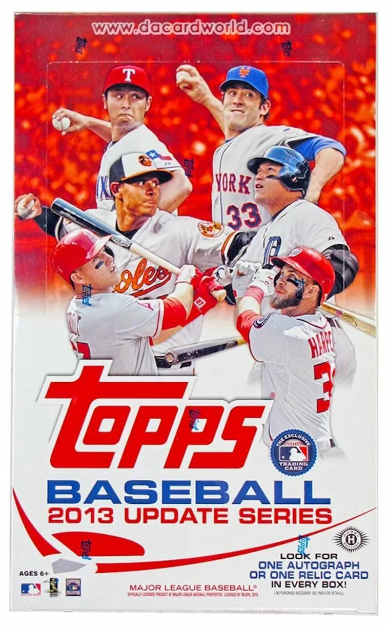 2013 Topps Update Series Baseball Hobby Box