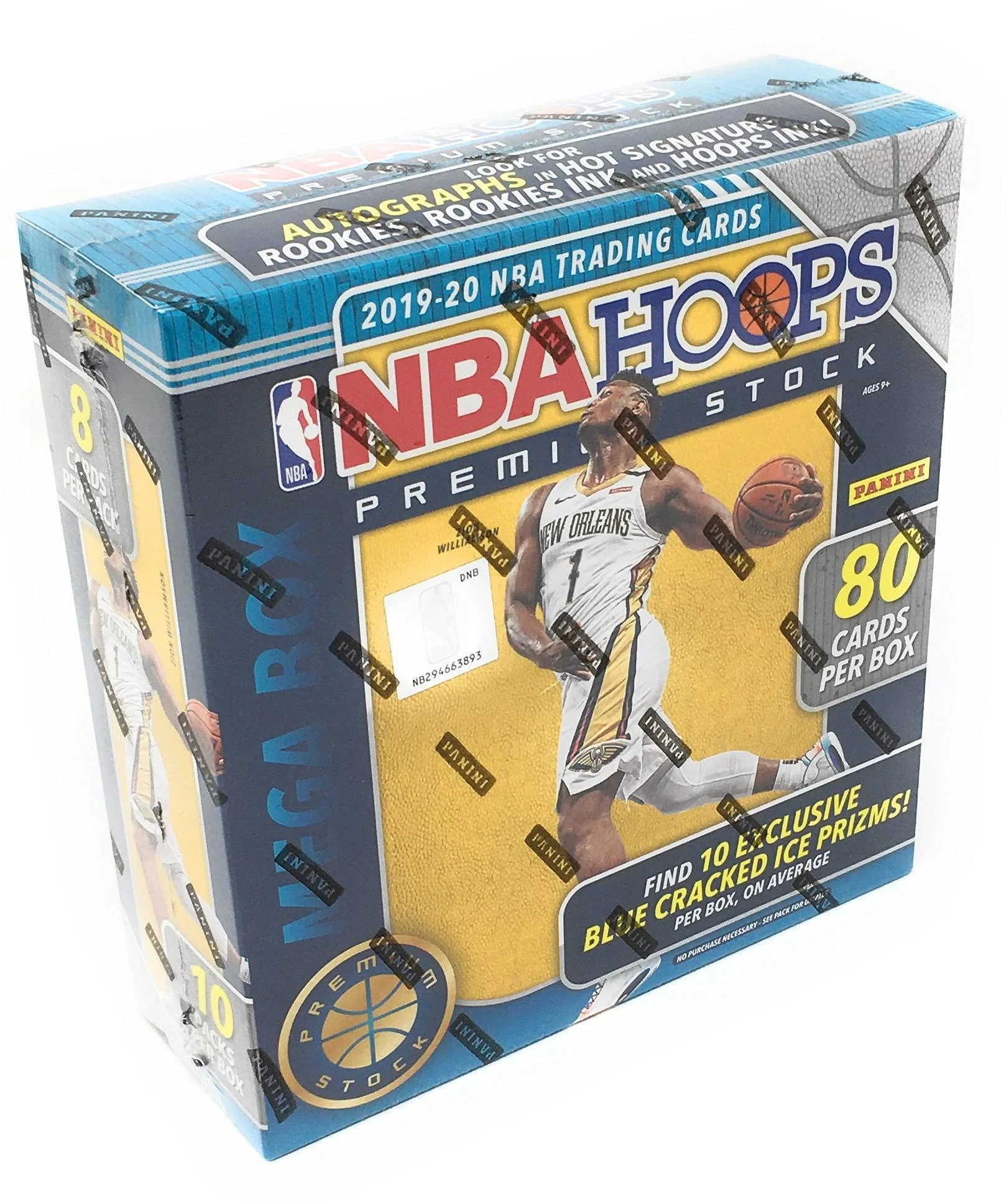 2019-20 NBA Hoops Premium Stock Basketball Mega Box