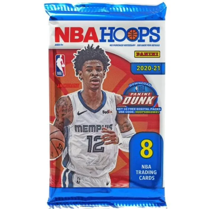 2020-21 Panini NBA Hoops Basketball Hobby Pack