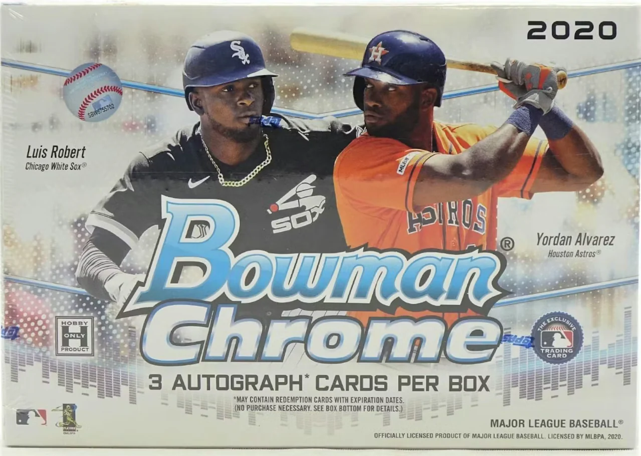 2020 Bowman Chrome Baseball HTA Box