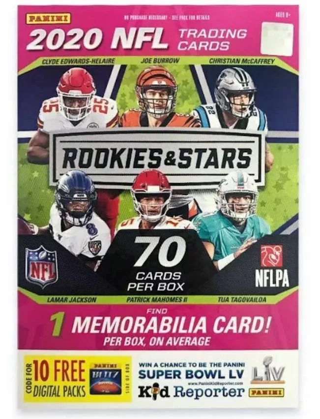 2020 Panini Rookies & Stars Football Blaster Box