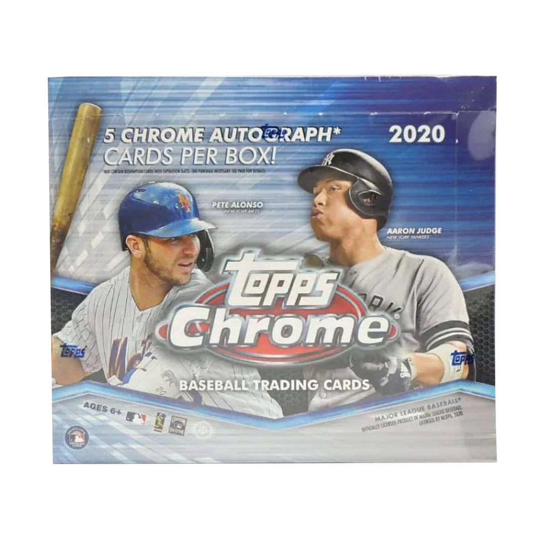 2020 Topps Chrome Baseball Jumbo Hobby Box
