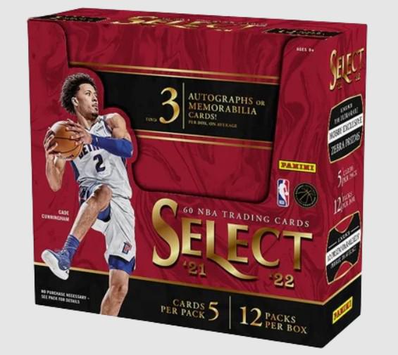 2021-22 Panini Select Basketball Hobby Box