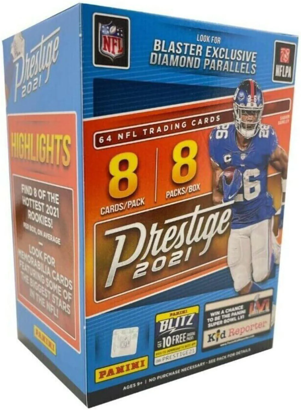 2021 Panini Prestige Football Blaster Box