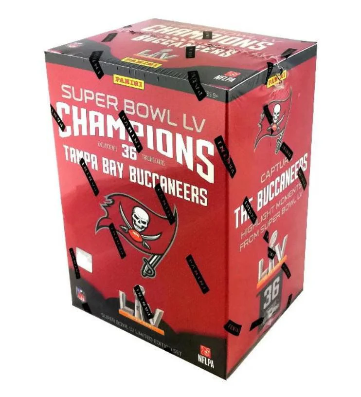 2021 Panini Tampa Bay Buccaneers Super Bowl LV Champions Blaster Box