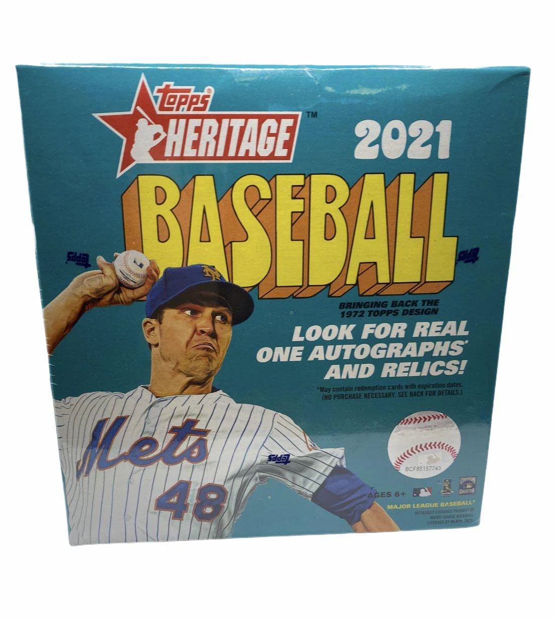 2021 Topps Heritage Baseball Mega Box