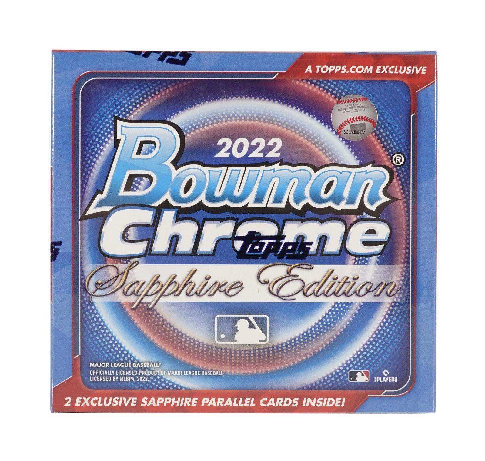 2022 Bowman Chrome Sapphire Edition Box