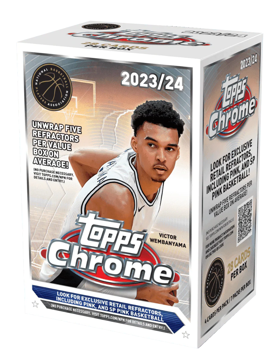 2023-24 Topps Chrome Basketball Blaster Box