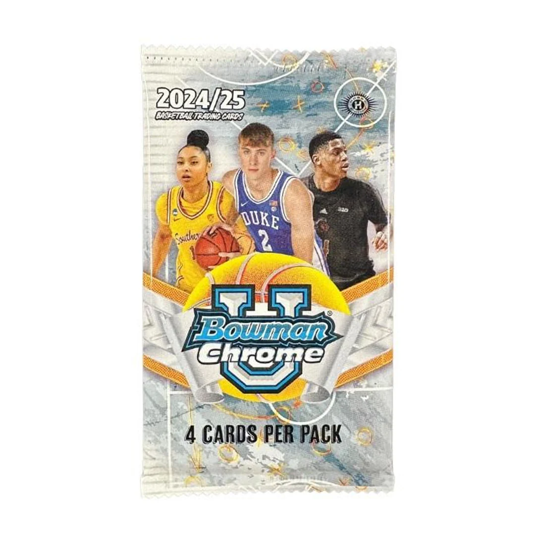 2024-25 Bowman University Chrome Basketball Hobby Pack