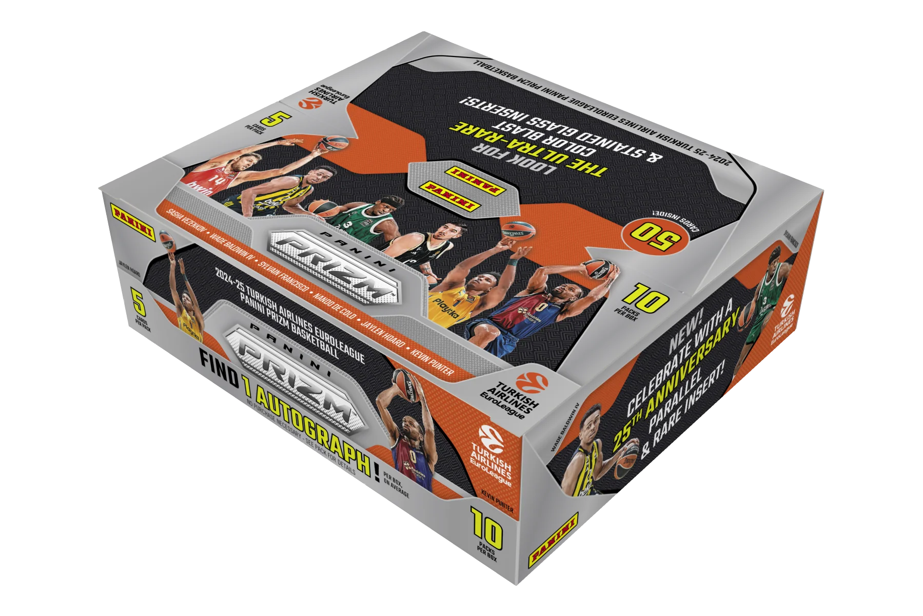 2024-25 Panini Prizm Turkish Airlines EuroLeague Basketball Hobby Box
