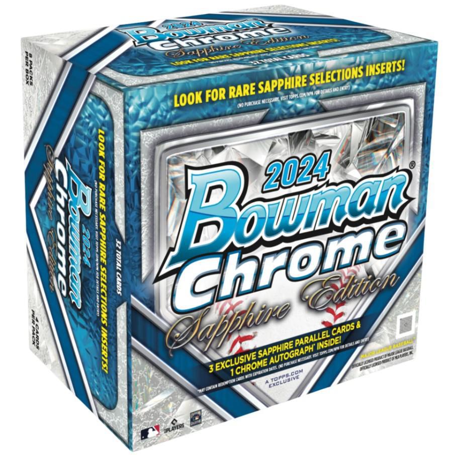 2024 Bowman Baseball Chrome Sapphire Edition Hobby Box