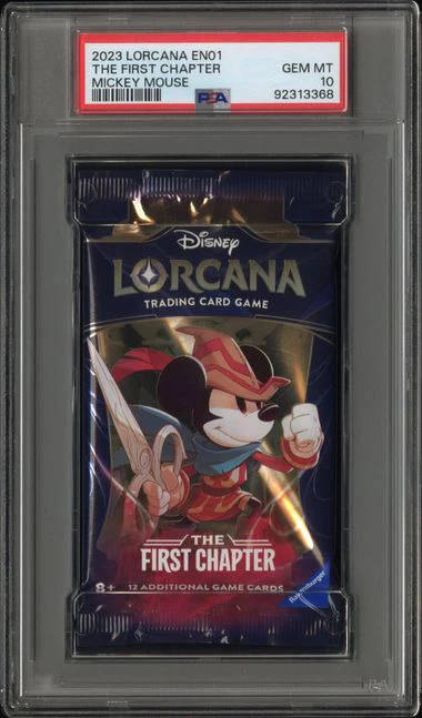 2023 Lorcana The First Chapter EN01 PSA 10 Sequential Pack Artwork Set - Image 3
