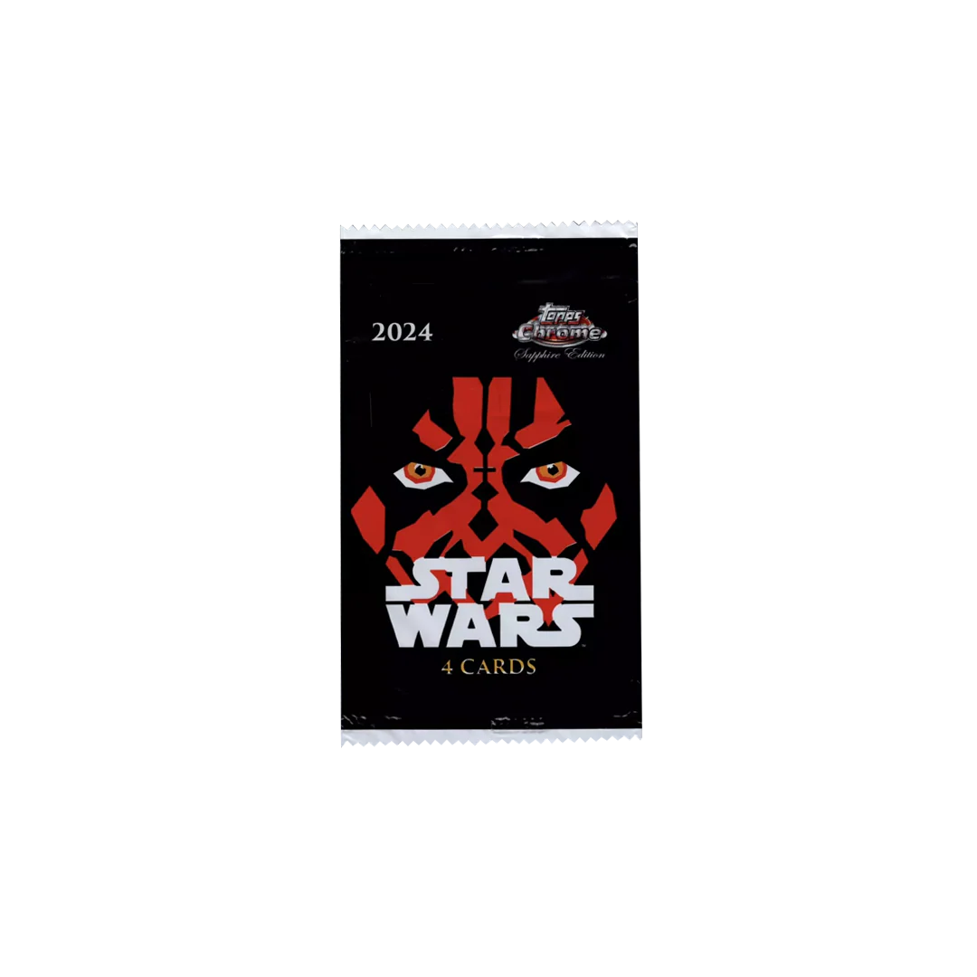 2024 Topps Chrome Stars Wars Sapphire Edition Phantom Menace Pack