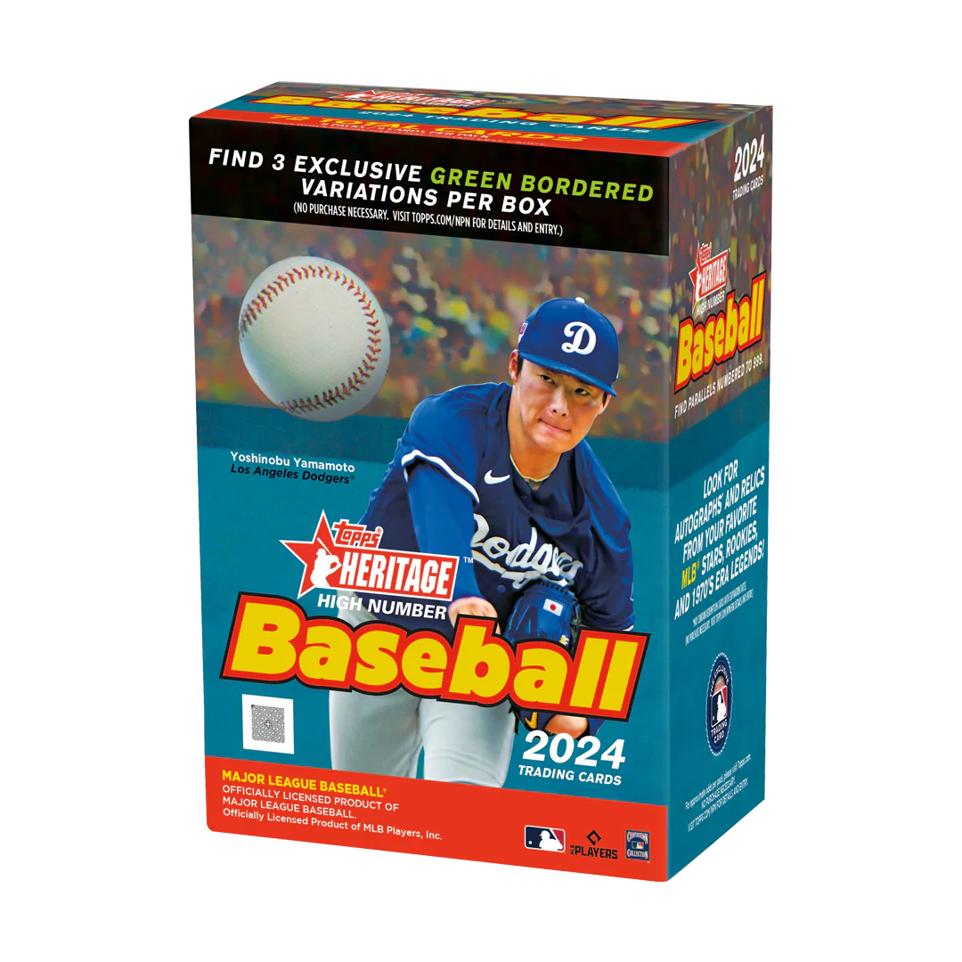 2024 Topps Heritage High Number Baseball Blaster Box