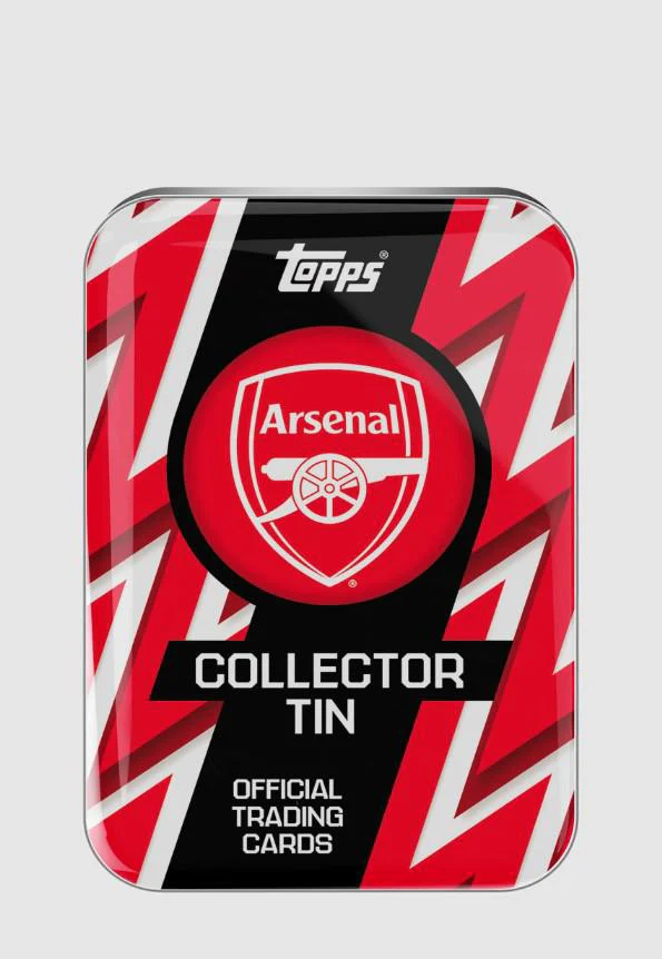2025-26 Topps Arsenal Soccer Collector Tin