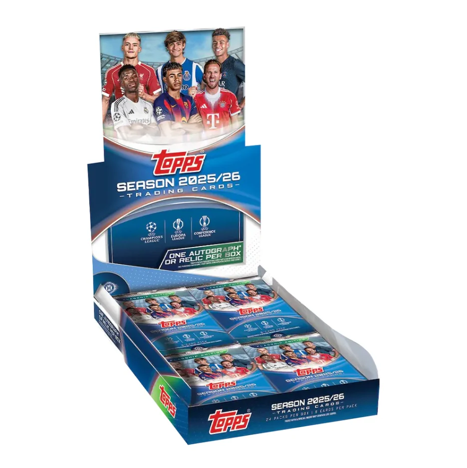 2025-26 Topps UEFA Club Competitions Hobby Box