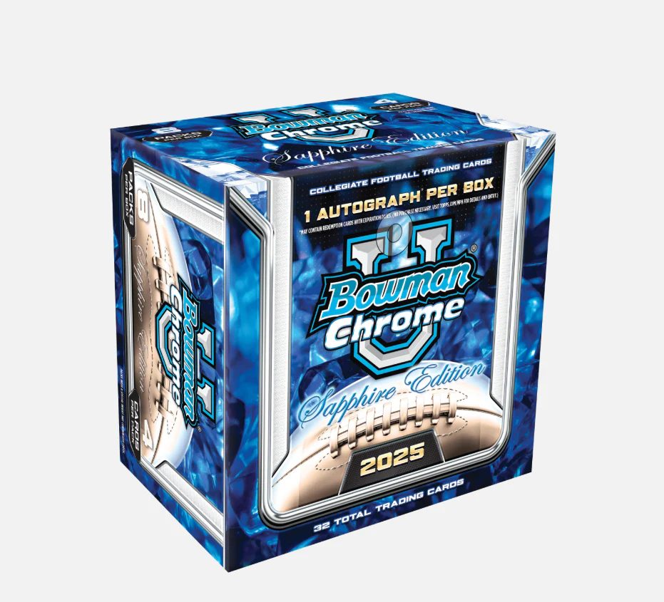 2025 Bowman University Chrome Sapphire Football Hobby Box
