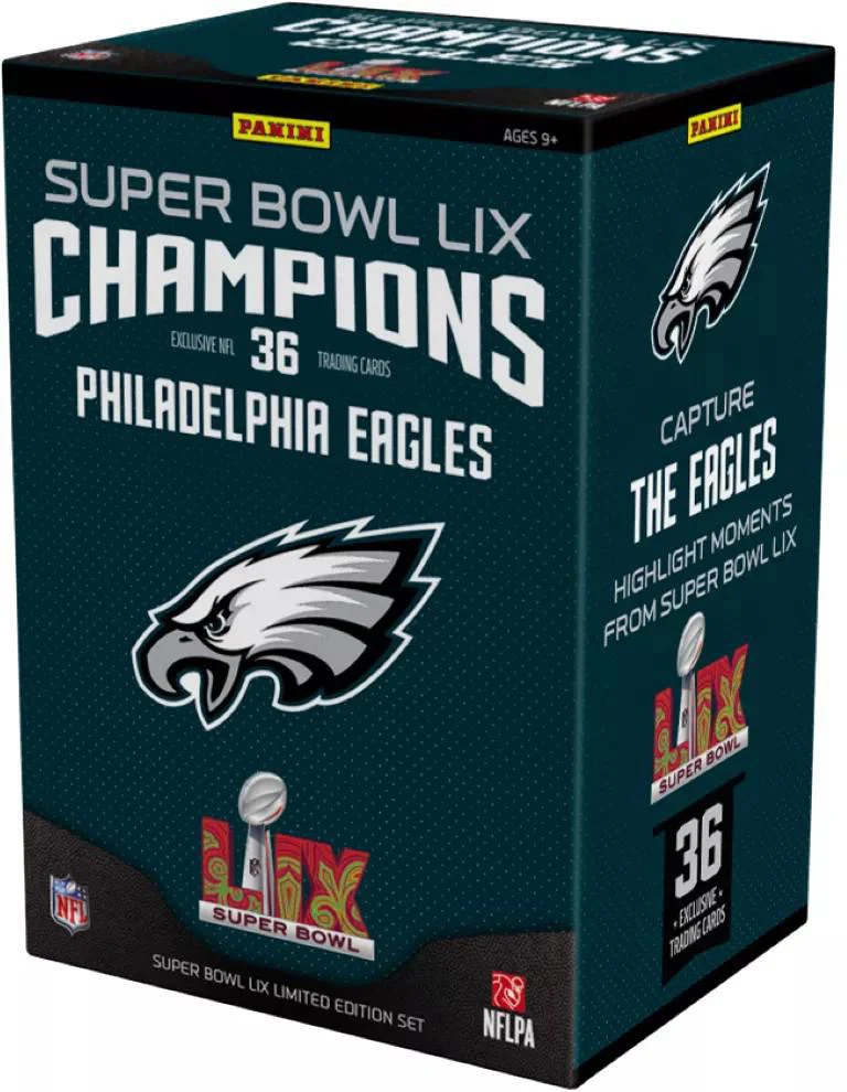2025 Panini Super Bowl 59 Champ Philadelphia Eagles Box Set Blaster
