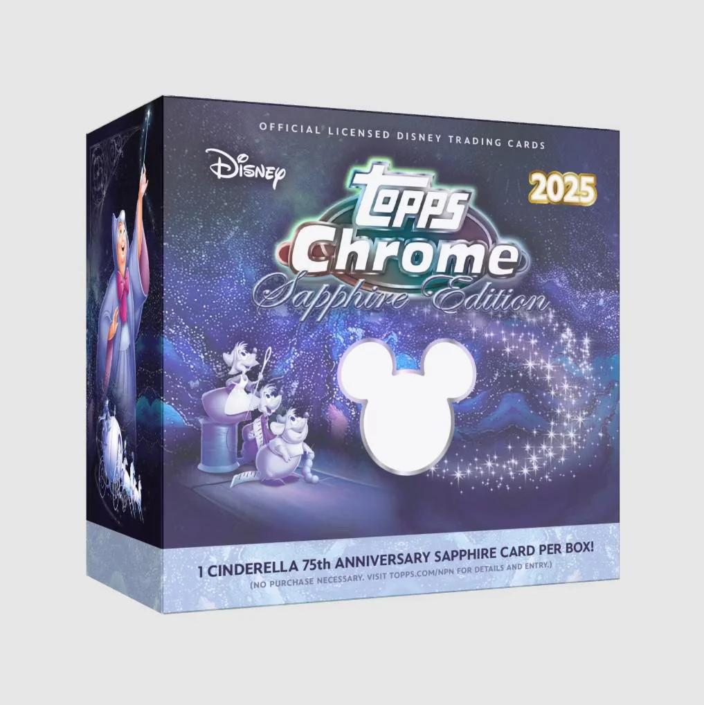 2025 Topps Chrome Disney Sapphire Edition Hobby Box