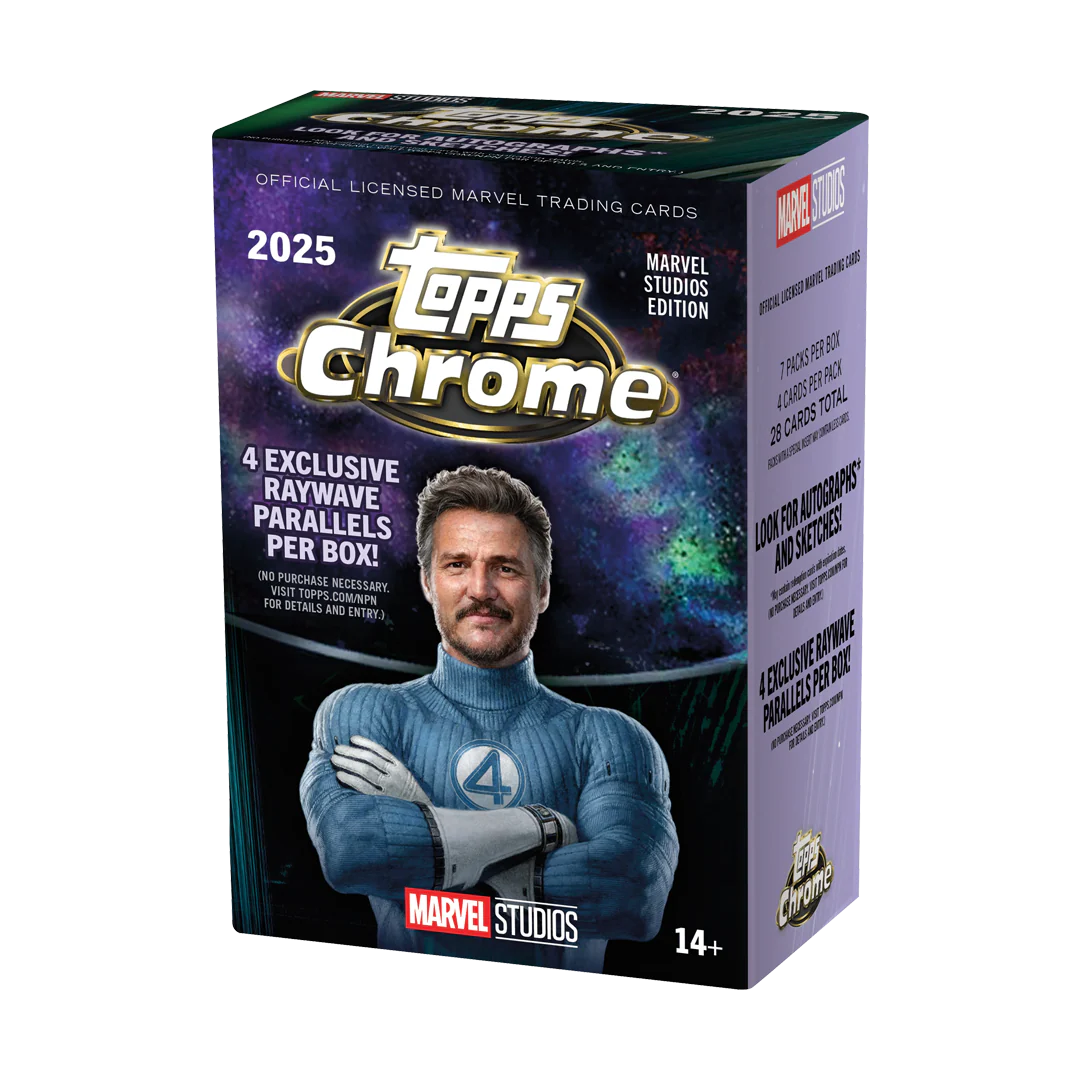2025 Topps Chrome Marvel Studios Blaster Box