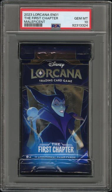 2023 Lorcana The First Chapter EN01 PSA 10 Sequential Pack Artwork Set - Image 3