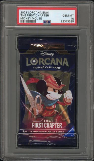 2023 Lorcana The First Chapter EN01 PSA 10 Sequential Pack Artwork Set - Image 5