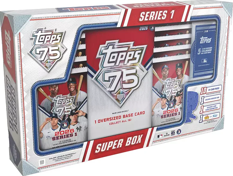 2026 Topps Baseball  Series 1 Super Box