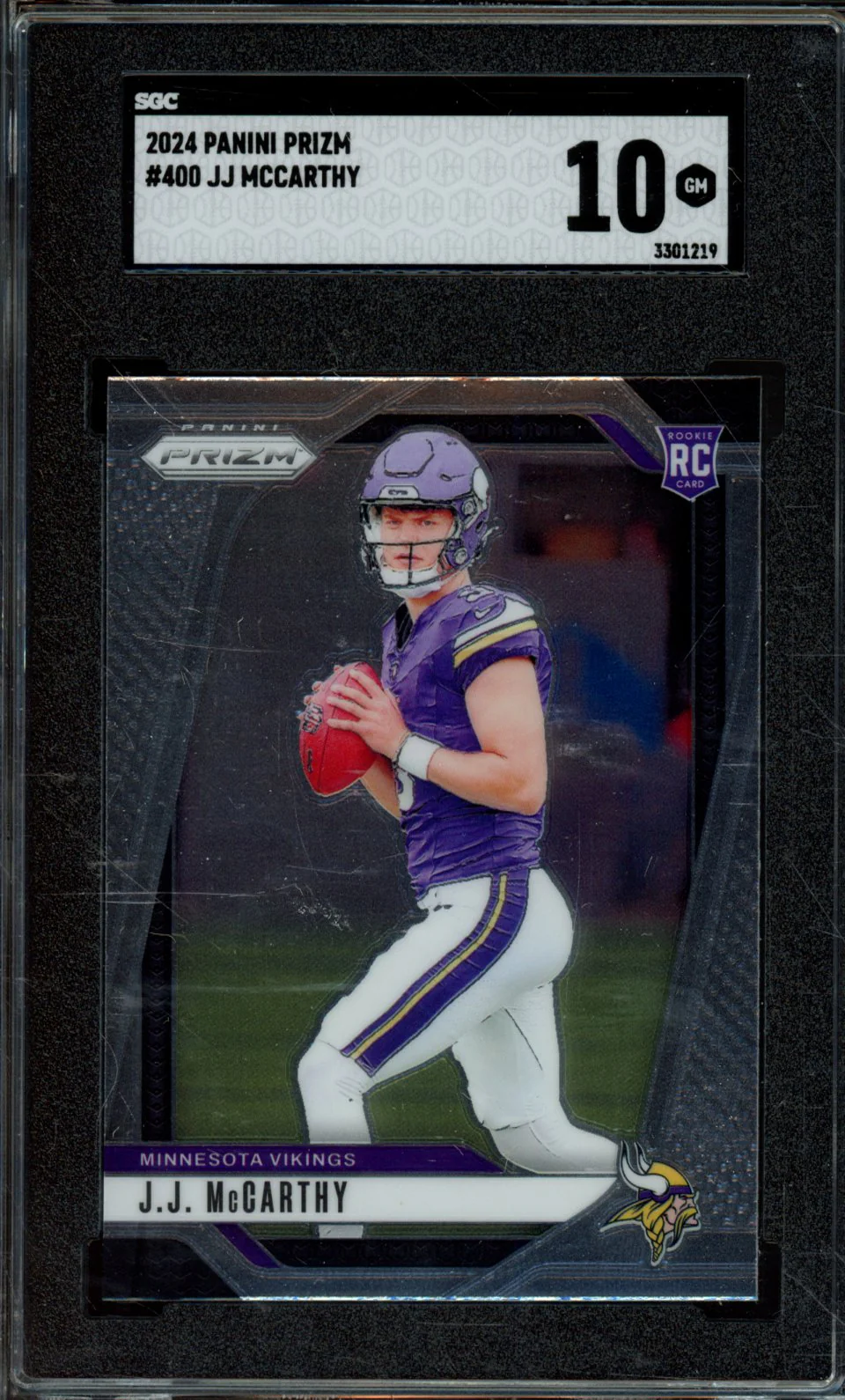 2024 PANINI PRIZM #400 JJ MCCARTHY SGC 10