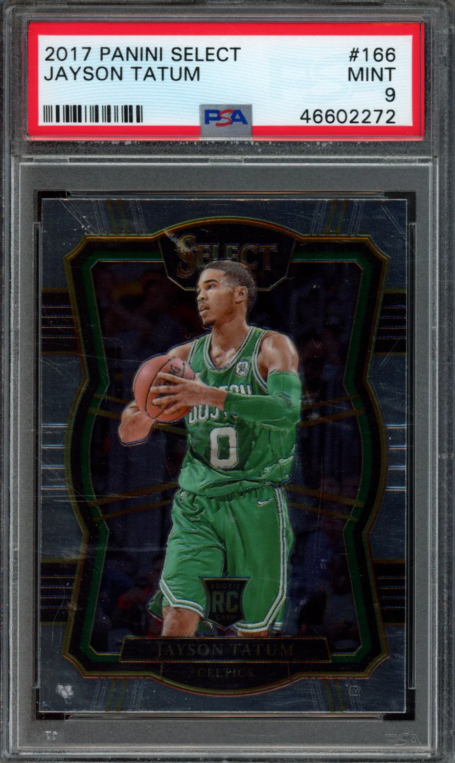 2017 PANINI SELECT #166 JAYSON TATUM PSA 9