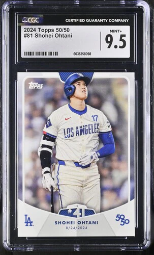 2024 SHOHEI OHTANI 50/50 81 CGC MINT+ 9.5