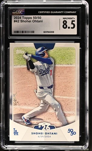 2024 SHOHEI OHTANI 50/50 42 CGC 8.5
