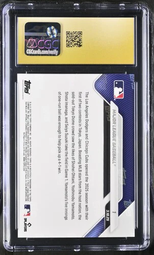 2025 MAJOR LEAGUE BASEBALL NOW 1 CGC PRISTINE 10 - Image 2