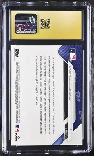 2025 MAJOR LEAGUE BASEBALL NOW 1 CGC PRISTINE 10 - Image 2
