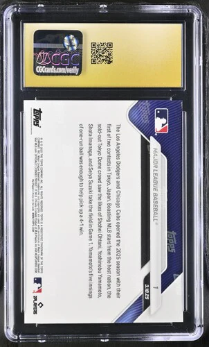 2025 MAJOR LEAGUE BASEBALL NOW 1 CGC PRISTINE 10 - Image 2