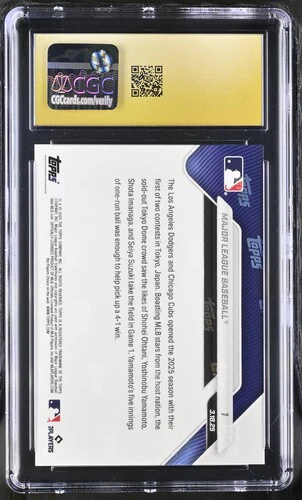 2025 MAJOR LEAGUE BASEBALL NOW 1 CGC PRISTINE 10 - Image 2