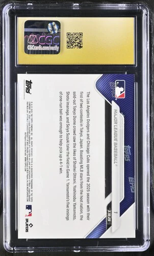 2025 MAJOR LEAGUE BASEBALL NOW 1 CGC PRISTINE 10 - Image 2