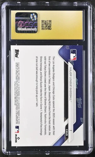 2025 MAJOR LEAGUE BASEBALL NOW 1 CGC PRISTINE 10 - Image 2