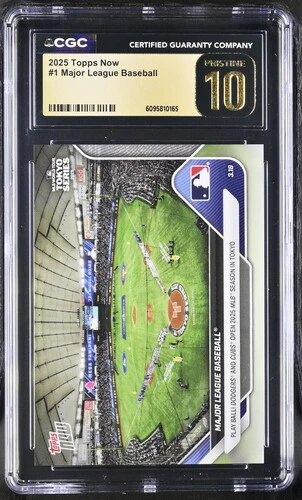 2025 MAJOR LEAGUE BASEBALL NOW 1 CGC PRISTINE 10