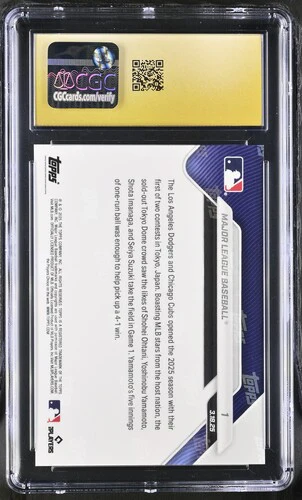 2025 MAJOR LEAGUE BASEBALL NOW 1 CGC PRISTINE 10 - Image 2