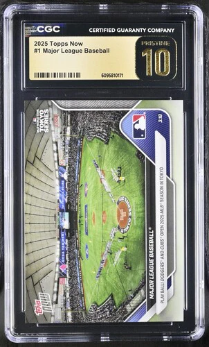 2025 MAJOR LEAGUE BASEBALL NOW 1 CGC PRISTINE 10