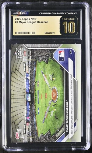 2025 MAJOR LEAGUE BASEBALL NOW 1 CGC PRISTINE 10