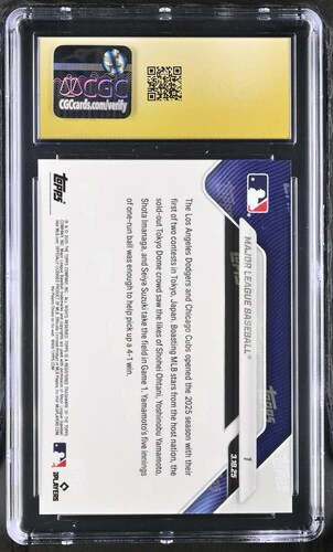 2025 MAJOR LEAGUE BASEBALL NOW 1 CGC PRISTINE 10 - Image 2